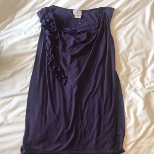 Purple Maternity Tank Top